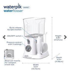 Waterpik Water Flosser with White Finish